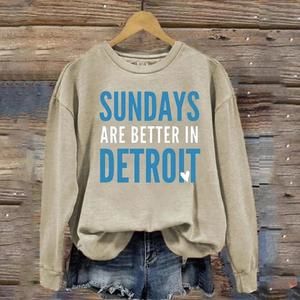 Sundays Are Better In Detroit Lions Sweatshirt